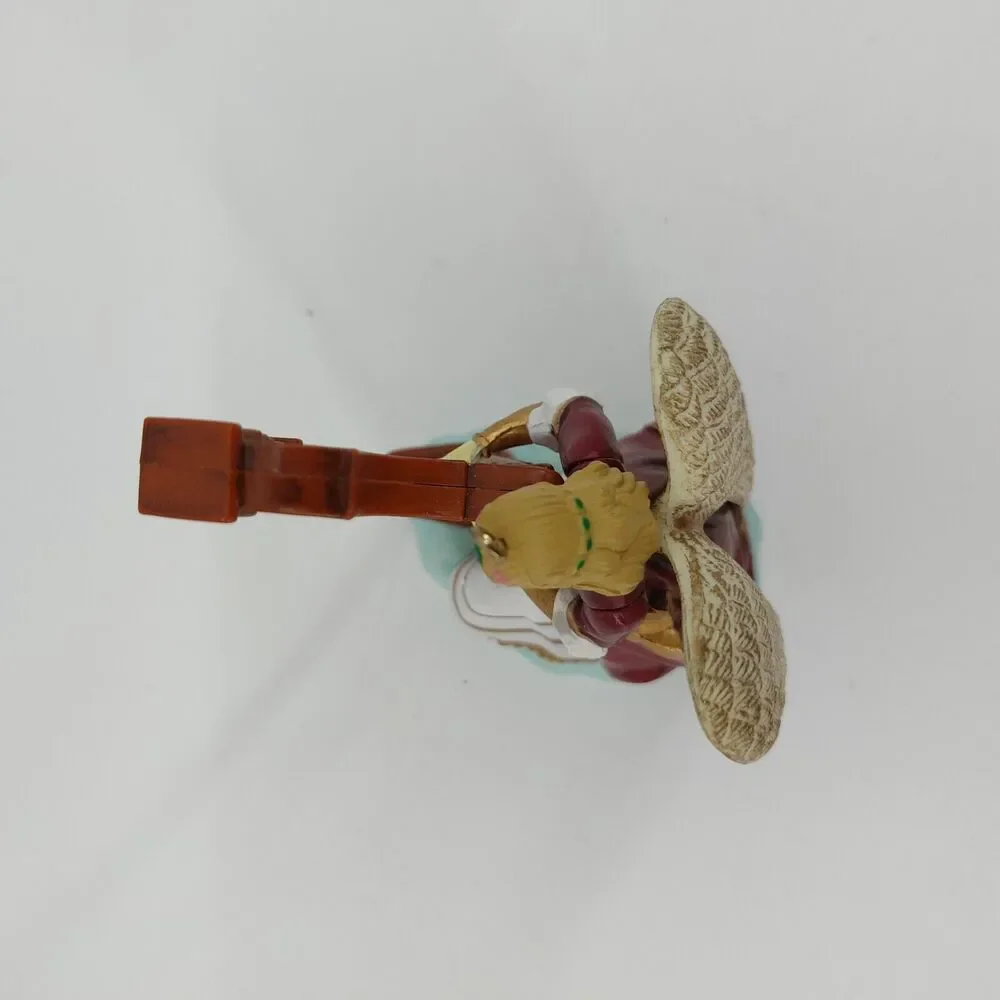Enesco Christmas Ornament Harp playing Angel With Wings Blonde Hair